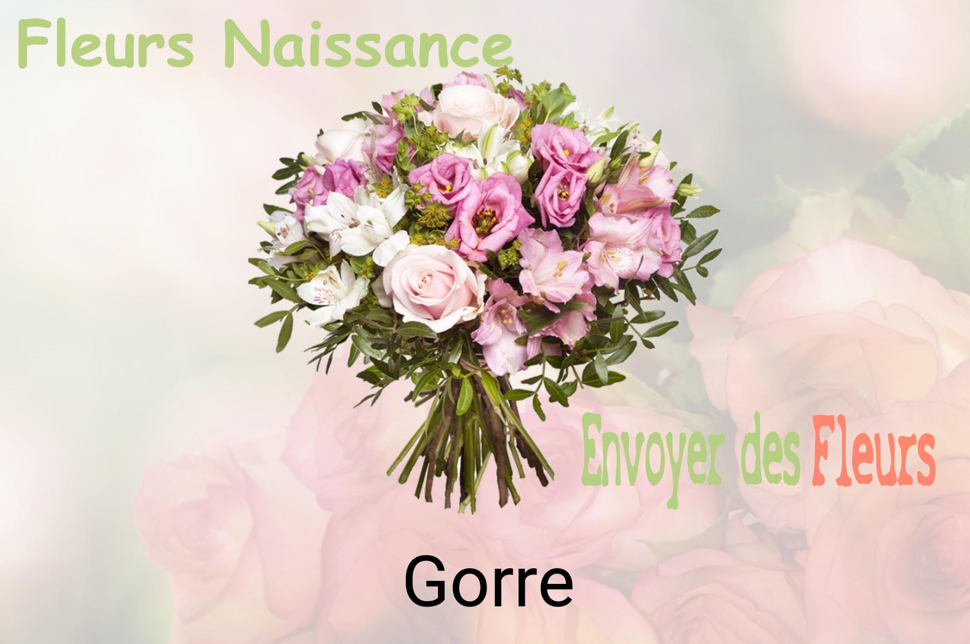 Bouquet de fleurs de naissance livré à Gorre
